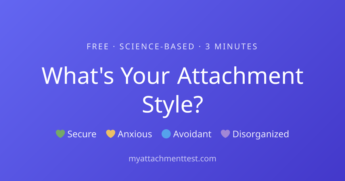 Free Attachment Style Test – Discover Your Attachment Pattern